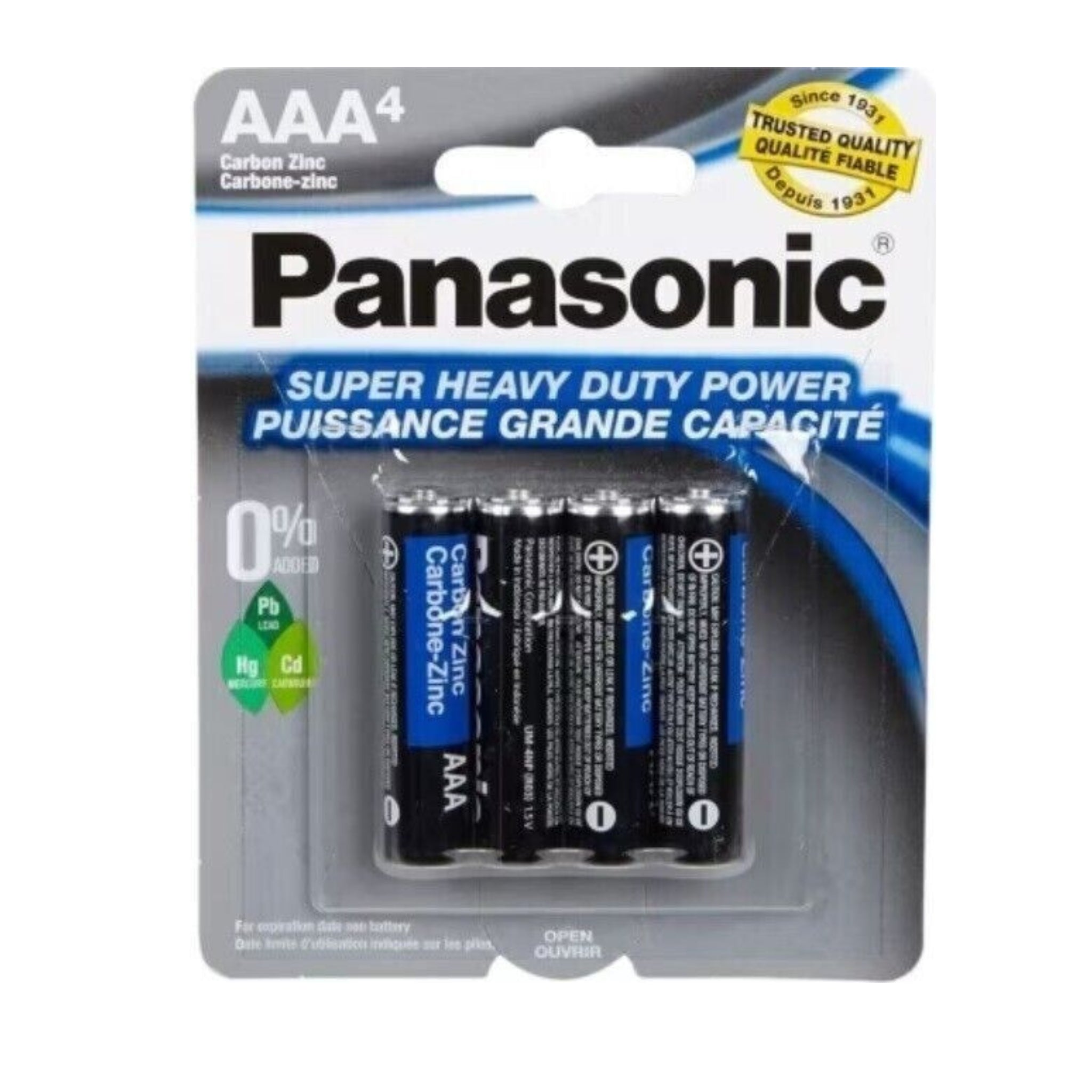 PANASONIC HEAVY DUTY AAA 4PK