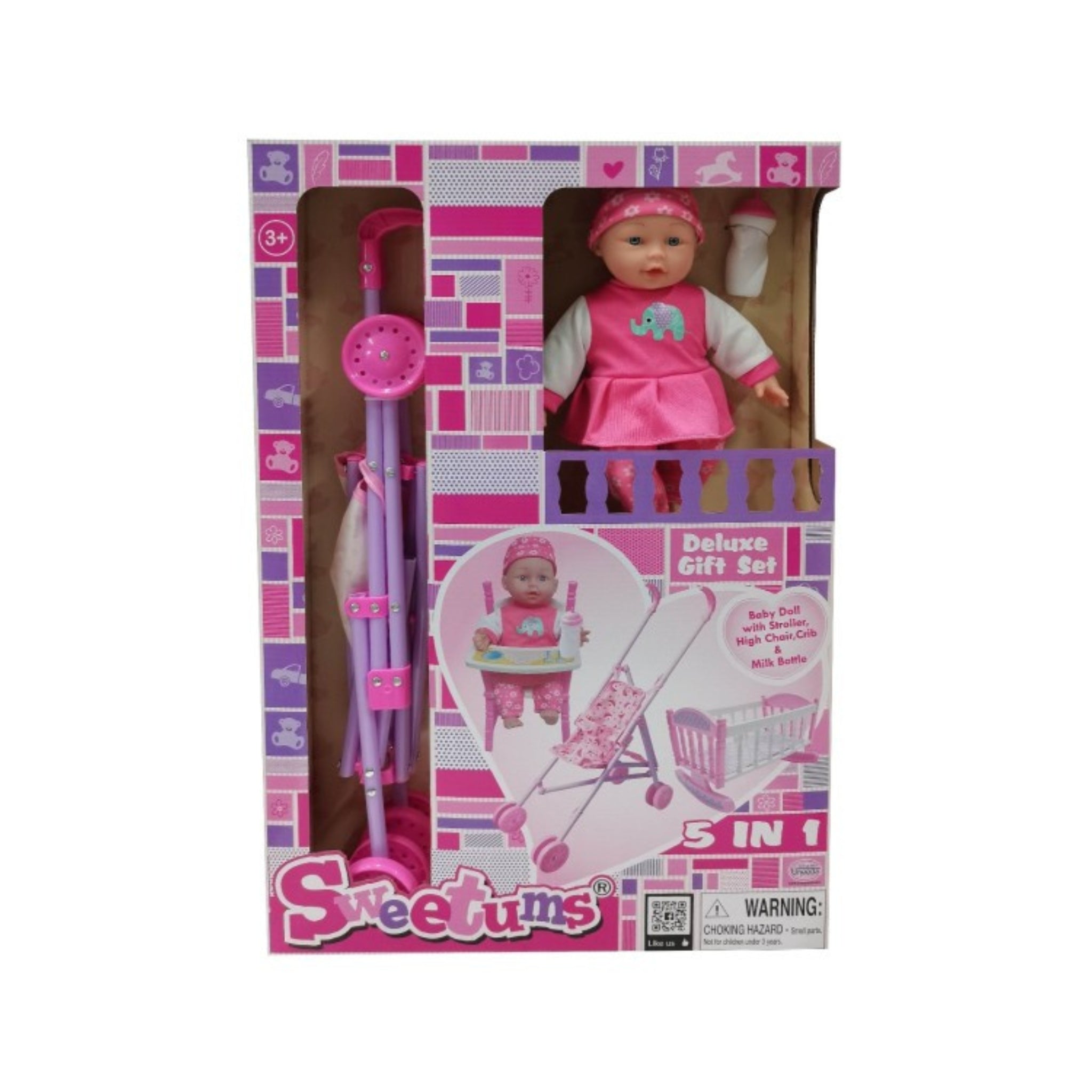 13" SWEETUMS® DOLL 5 IN 1" ACC. SET